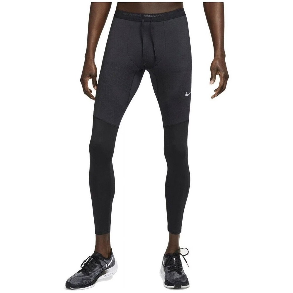 Nike Phenom Elite Running 26" Tights Men S Activewear Pants Reflective‎ Trim NWT